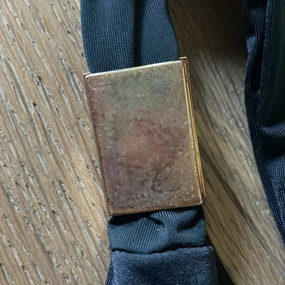 PAULA HERMANNY BY VIX Black With Turquoise Detail Bikini Top Size 12 - Picture 10 of 10